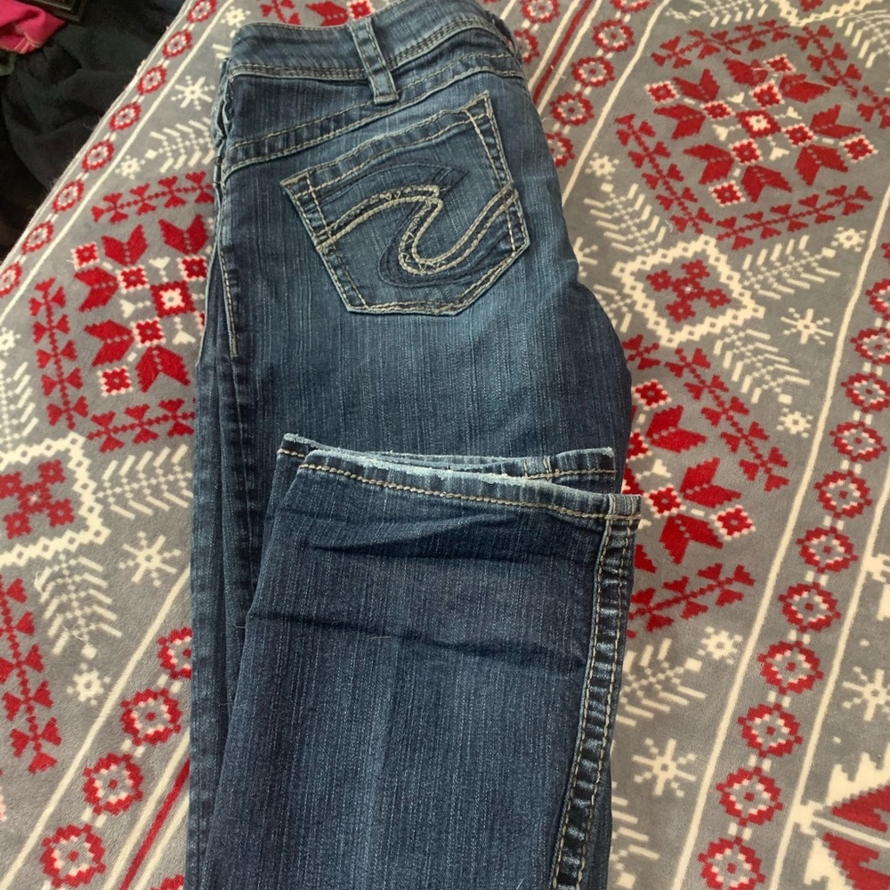 Silver jeans